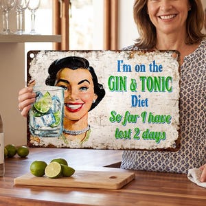Enseigne en métal rétro drôle, cadeau de décoration de pub de cuisine extérieure pour amateur de cocktails