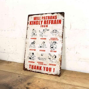 Vintage Pool Rules Metal Sign – Retro Safety Wall Decor for Swimming Area, Resort or Backyard