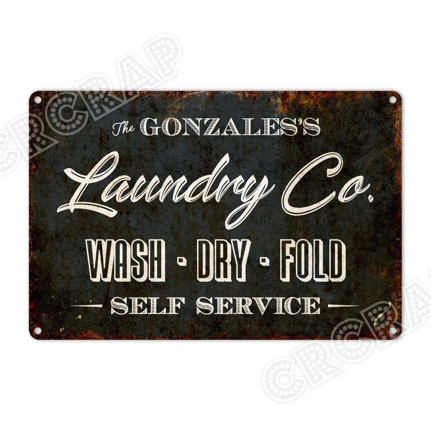 Laundry Room Sign Rustic Home Décor Metal Sign or Canvas | Etsy
