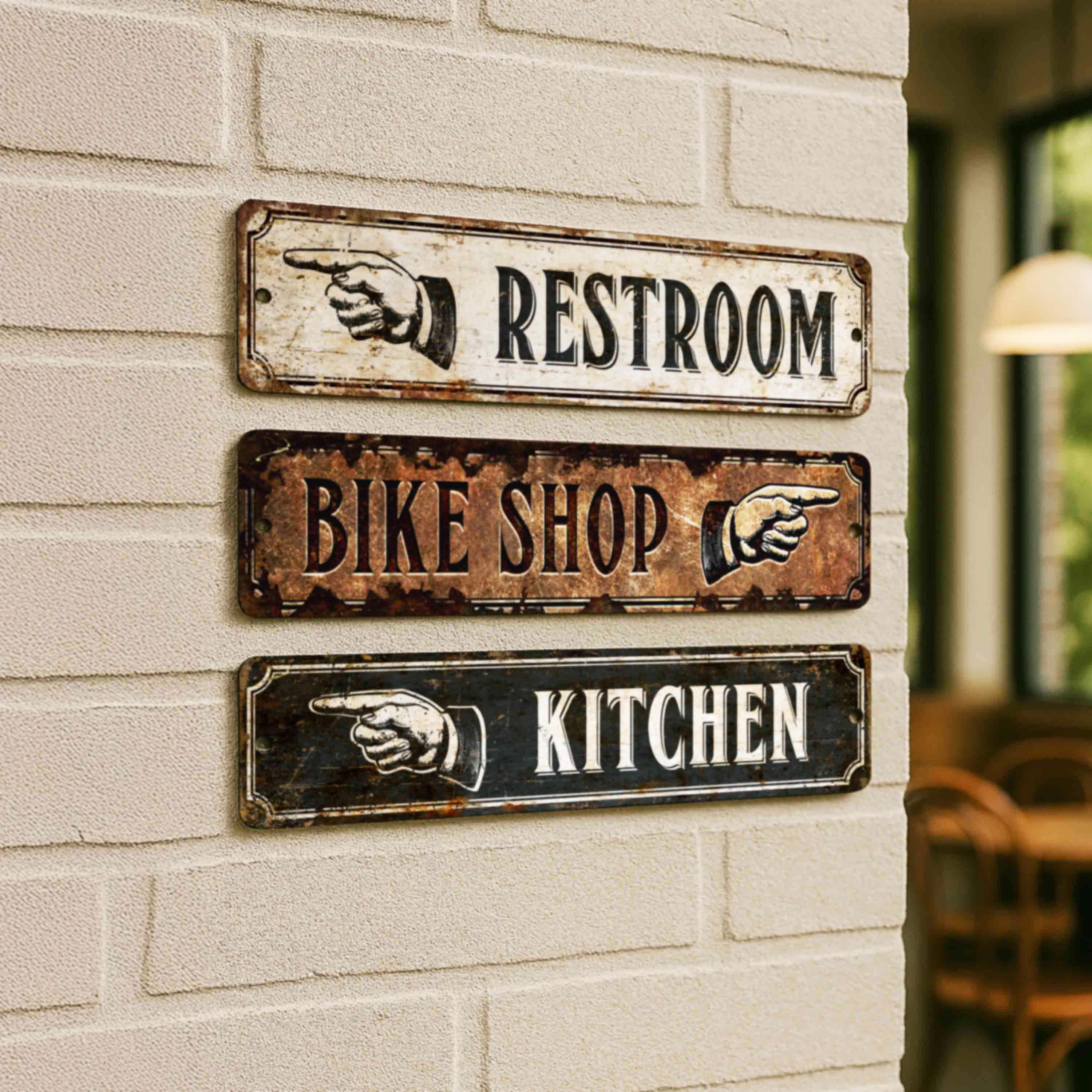 Targa Metallica Vintage 24 Ore – Aperto 20x30 Cm Per Caffè, Cucina, Ristorante - 4