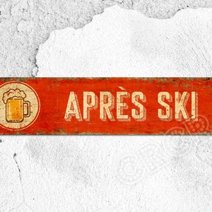 Ski Trail Sign Ski Tips Up Ski Gifts Warning Sign Ski Sign Ski Resort Outdoor Sign Metal Sign Apres Ski