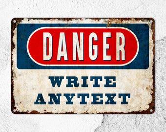 Plaque Murale Warning Dangerous Teenager 20X30Cm Pour Bar