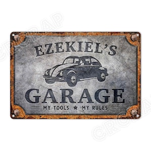 Garage Metal Sign, Custom Sign, Bar Sign, Pub Sign, Rustic Home Decor, Personalised Gifts