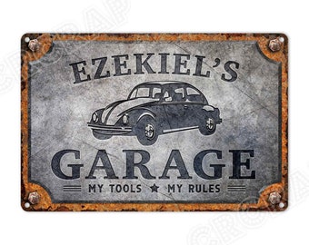 Garage Metal Sign, Custom Sign, Bar Sign, Pub Sign, Rustic Home Decor, Personalised Gifts
