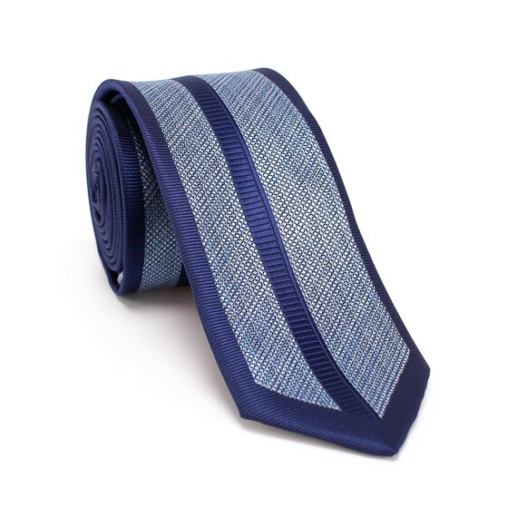 Groomsmen Neck Ties Navy brown Stripe Ties Knitting Necktie On Wedding Day Ties For layer Ties For Teacher Gifts For Him