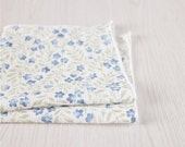 white floral pocket squares.blue floral pocket squares.red flowers hankies.wedding pocket square.vintage floral hanky for groomsmen+ps16