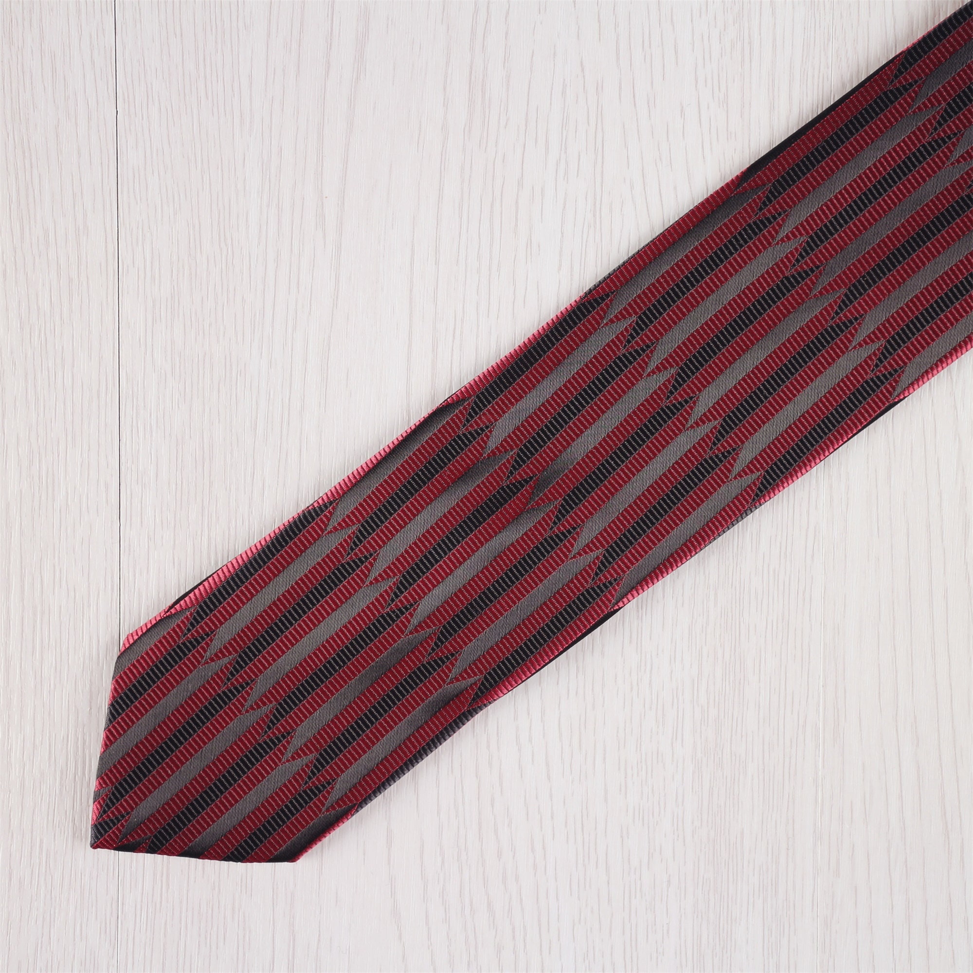Blue Tie Burgundy Tie Red Tie Gold Tie Striped Necktie - Etsy