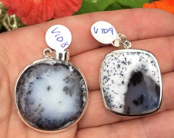 SALE/Dendritic opal pendant