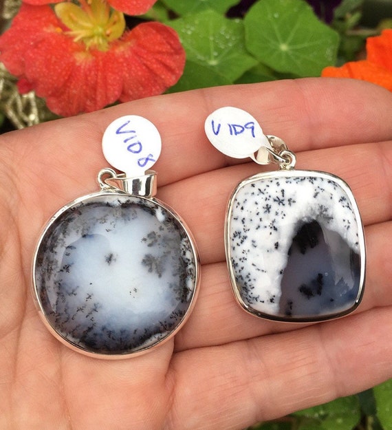 SALE/Dendritic opal pendant