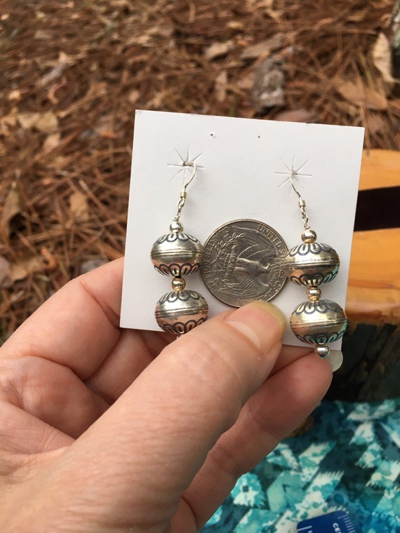 Sterling silver earrings - image 2