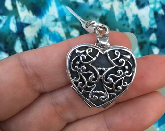 リトルサニーバイト　heart locket necklace / SILVER silver heart locket products for sale | eBay
