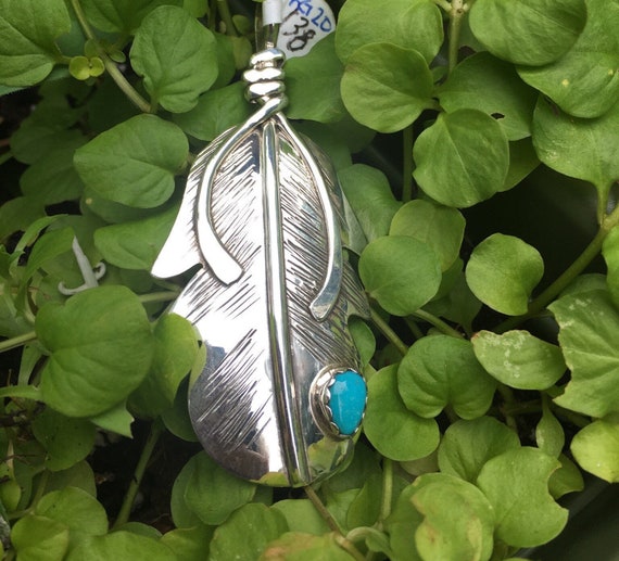 SALE/Feather pendant - image 1