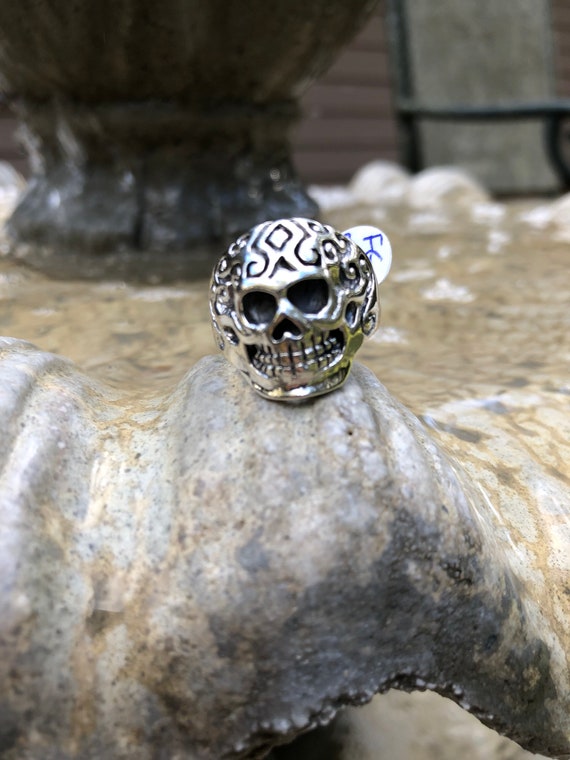 Skull ring/ 6-9 - image 1