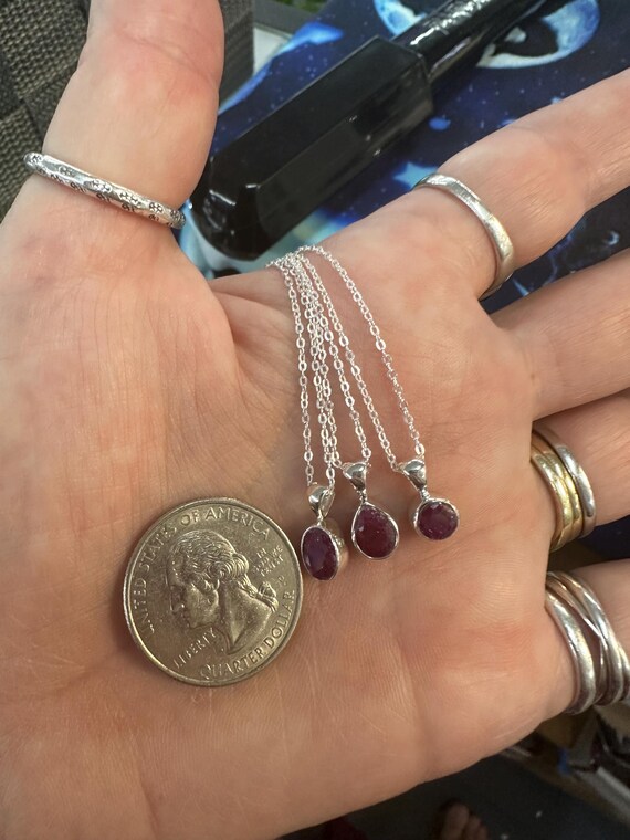 Ruby pendant - image 8