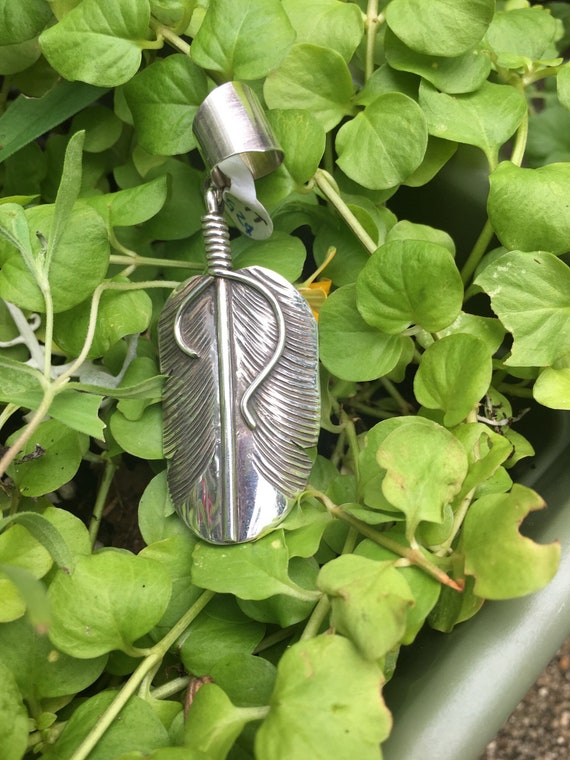 SALE/Feather pendant - image 1