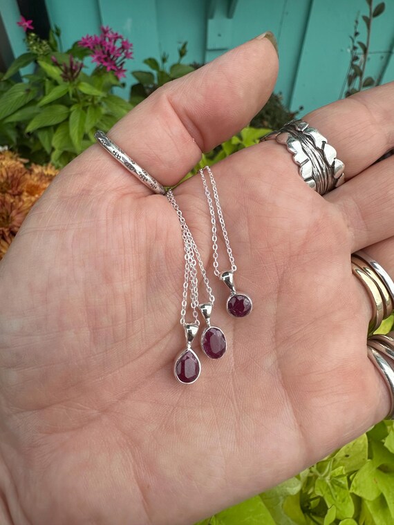 Ruby pendant - image 5