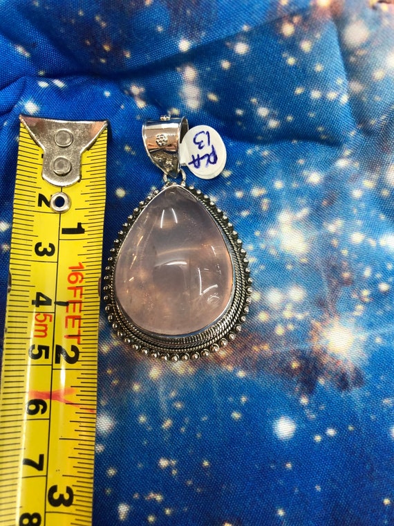 Rose quartz pendant - image 6