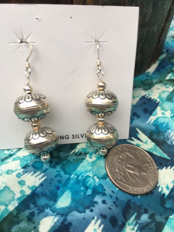 Sterling silver earrings - image 4