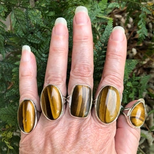 Tigers eye ring/6-10