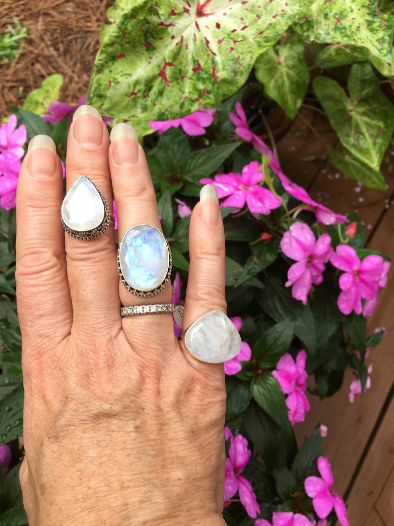 Rainbow moonstone ring7