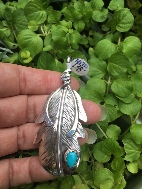 SALE/Feather pendant - image 3