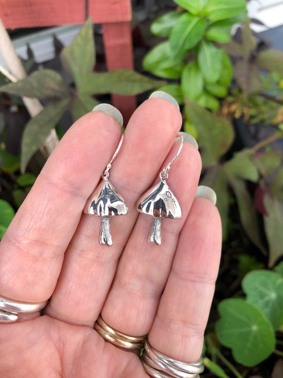 Mushroom earrings - image 1