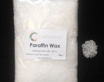 Paraffin Wax Pellets Beads Refined for Candle Making - Choice Of Pack Sizes