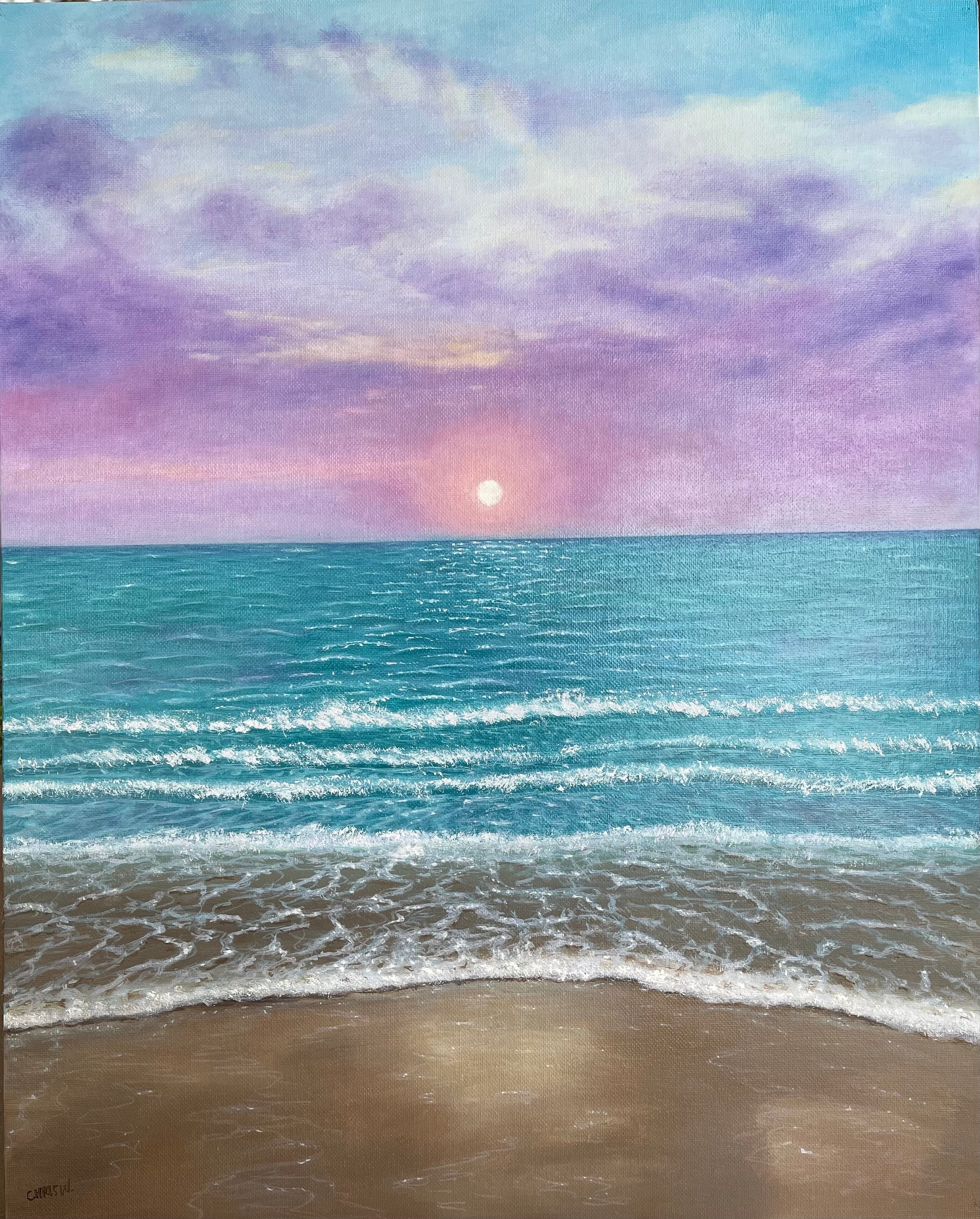 Sunset Beach Paradise - 5D Diamond Painting 