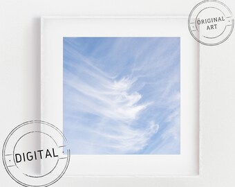 Printable photograph - Nature cloud digital download