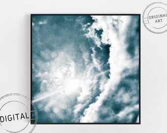 Printable photograph - Nature cloud digital download