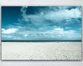 Direct photo print on acrylic glass - Blue infinite beach 12'x17' - limited edition
