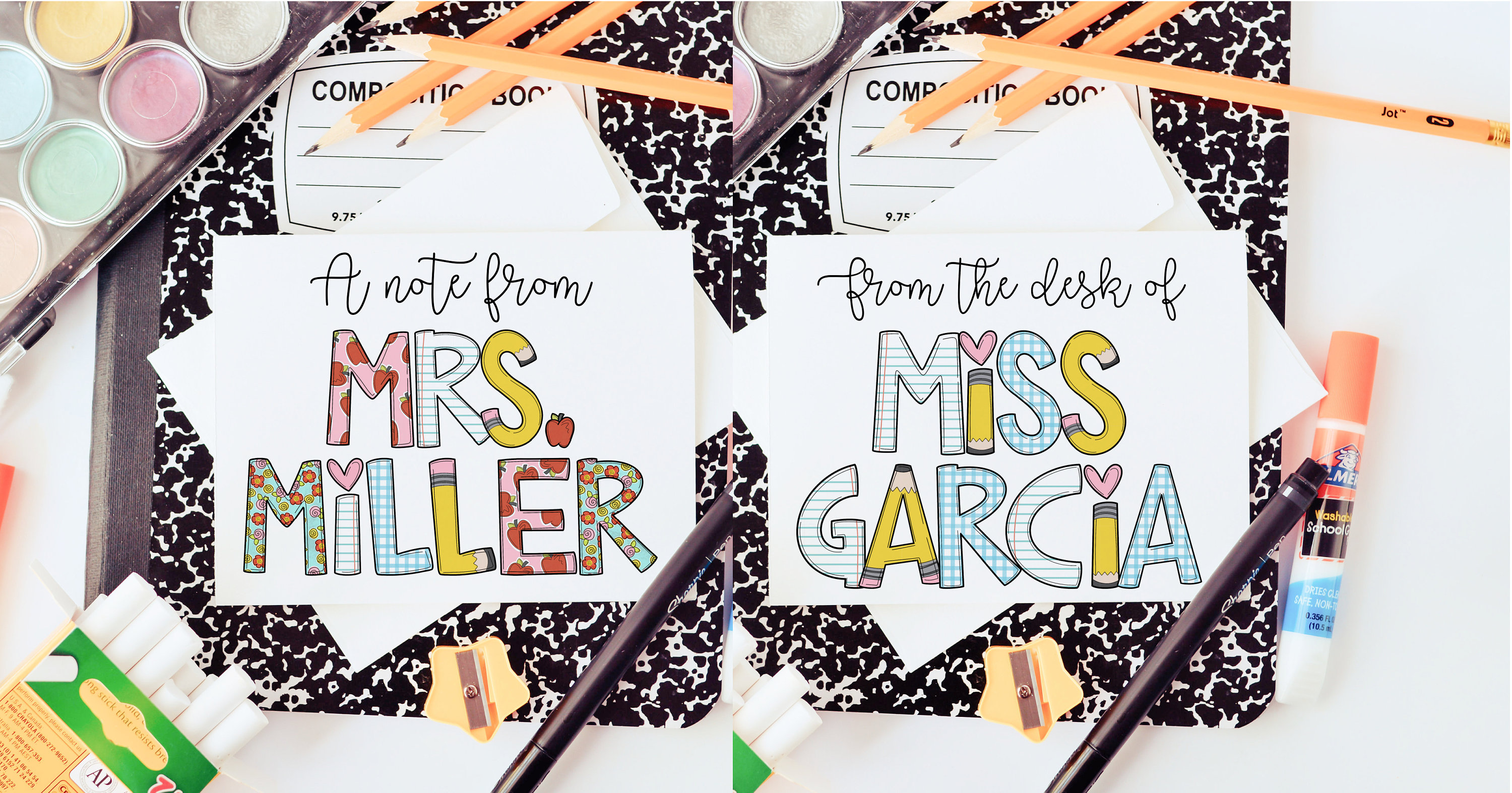 Teacher Card, Stationary Set, End of Year Teacher Gift, Best Friend Gift,