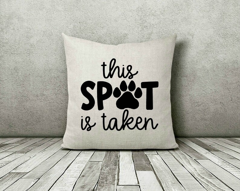 Paw Print Pillow Dog Lover Gifts Dog Lover Cat Pillow Dog Etsy
