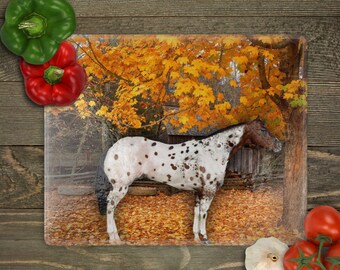 Appaloosa Cutting Board, Horse Image, Cutting Board, Kitchen Decor,  Home Decor, Countertop Art, Fall, Leopard Spot, Appy, Spotted Horse