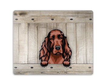 Irish Setter Cutting Board, Home Decor, Dog Lover Gift, Housewarming Gift, Dog Decor, Dog, Pet Lover , Kitchen Decor, Hunting