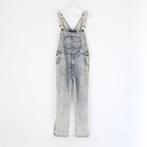 Iconic 80s Acid Wash Denim Dungarees / Overalls