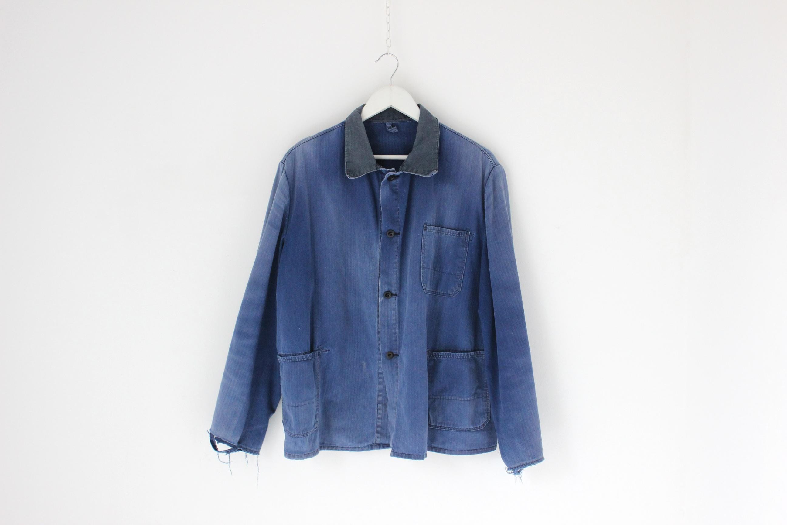 ジャケット・アウター 50s 60s Unknown French Work Jacket 全国通販】DEAD STOCK 40-50s FRENCH WORK
