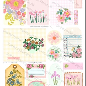 Digital-Fun Florals Mini Tin Kit