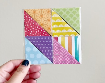 Juego de 8 marcapáginas arcoíris: marcapáginas con esquinas dobladas, regalo para lectores, regalo para amantes de los libros, regalo para lectores.