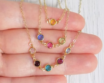 Dainty Stone Necklaces
