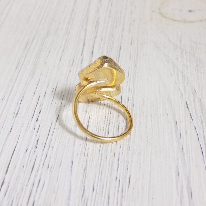 Gift For Her D8-02 October Birthstone Ring Crystal Ring Small Stone Ring Minimalist Statement Ring Opalite Ring Two Stones Ring