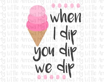 Ice cream SVG, DXF, EPS, png Files for Cutting Machines Cameo or Cricut // cute girly svg // summertime svg
