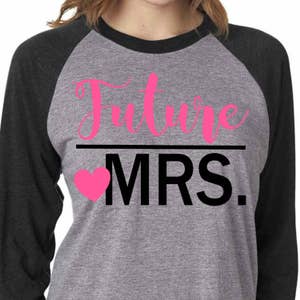 Future mrs SVG, DXF, EPS, png Dateien für Schneidemaschinen Cameo oder Cricut / Verlobte svg / braut svg