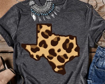 Leopard svg - Leopard texas svg - texas svg - cute texas svg - texas dxf - texas cut file - Cricut cut files - silhouette- Texas sublimation