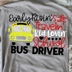 Bus driver svg - school bus svg - back to school svg - silhouette dxf files - cut files - cricut svg files - school bus driver gift svg