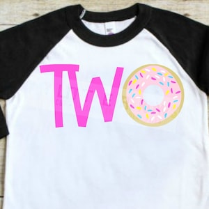 Two donut birthday party SVG, DXF, EPS, png Files for Cutting Machines Cameo or Cricut - Donuts svg - second birthday svg - donut grow up