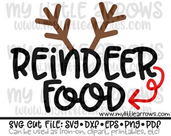 Reindeer Food Svg Etsy