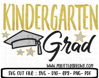 Miss Kinder Grad Svg Etsy