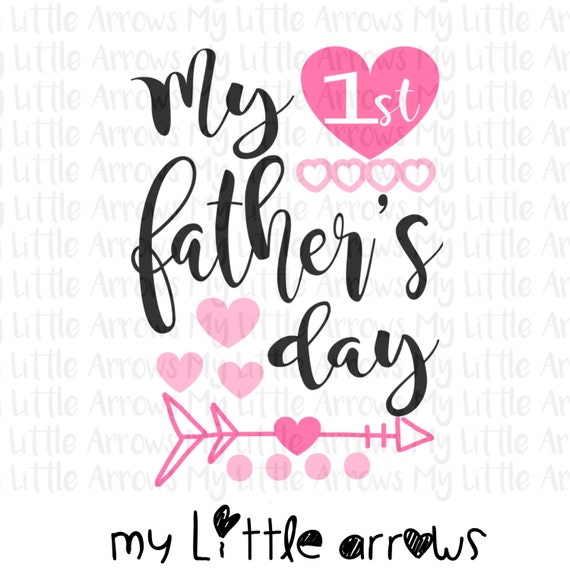 Download My First Fathers Day Svg Dxf Eps Png Files For Cutting Etsy