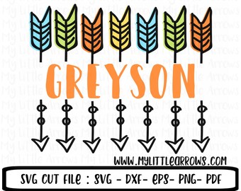 Arrows SVG, DXF, EPS, png Files for Cutting Machines Cameo or Cricut - baby boy svg - baby boy svg - newborn svg - personalized